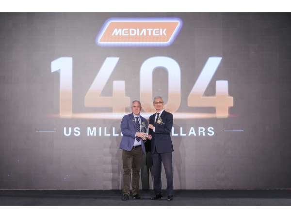 聯發科技以品牌價值14 04 億美元榮獲2024「台灣最佳國際品牌」第三名，成長率連四年奪冠，更是唯一入榜的半導體企業